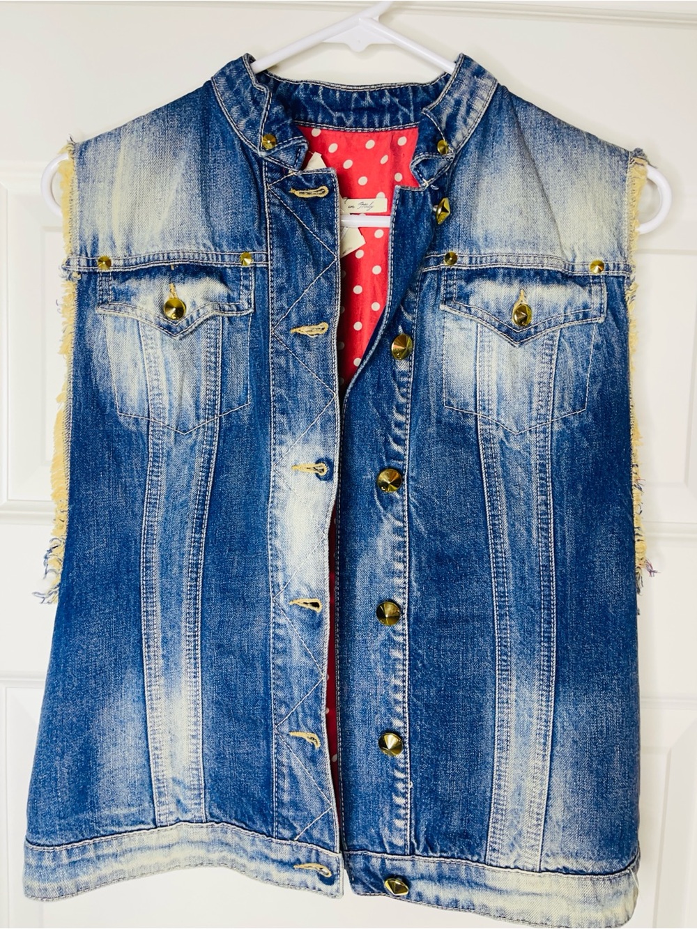 Cycle| European Denim Sleeveless Jacket /Vest NWOT